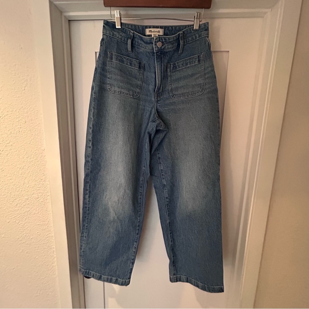 Madewell Blue Flare & Wide Leg Jeans